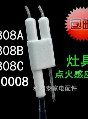 原厂燃气灶B808A/B/C/D i10008C点火针B855B熄火针感应针灶具配件