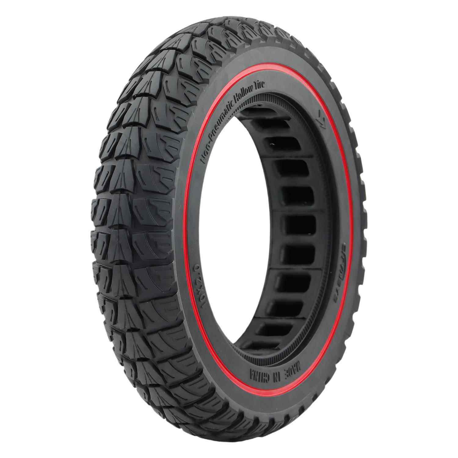 10寸电动滑板车轮胎配件 M365 pro实心胎10*2防滑免充气防爆外胎