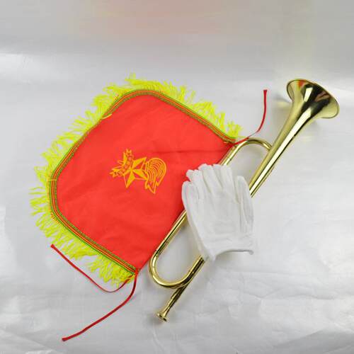 正品青年小号鼓铜号初学号号队吹号小号喇叭号角道具小号学校鼓号