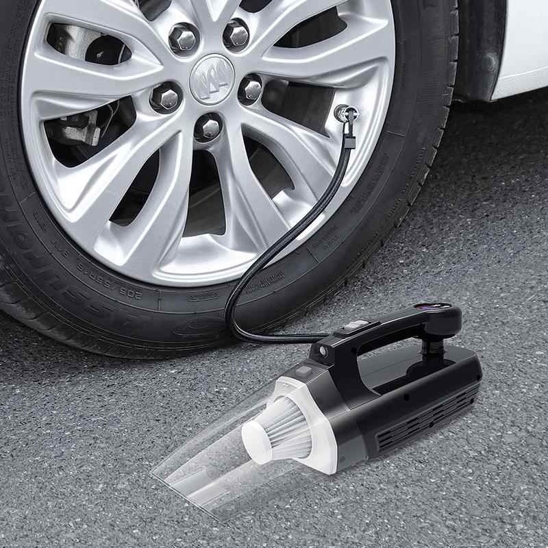 车载吸尘器大功率多功能车用充气泵大功率便携式四合一车用吸尘器