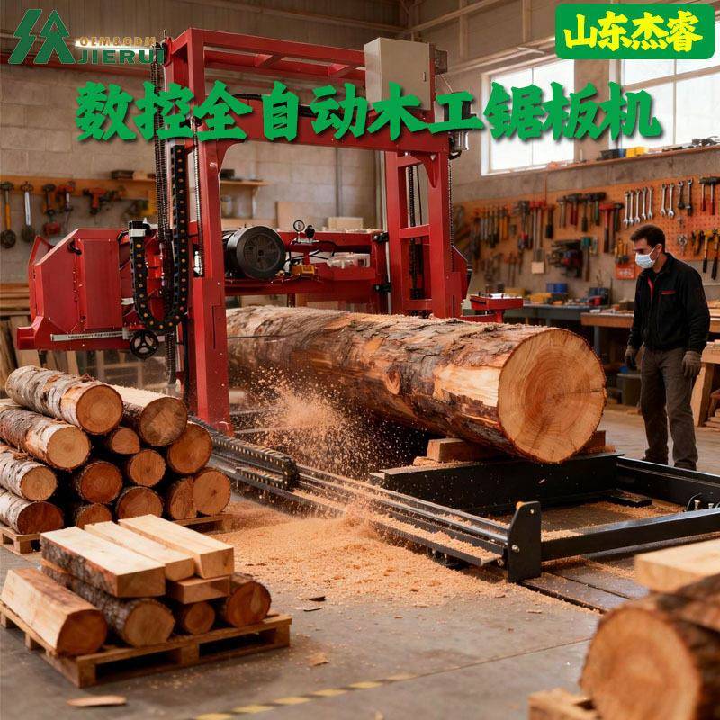 液压全自动金属带锯床40龙门卧式带锯机全自动木工带锯机厂家