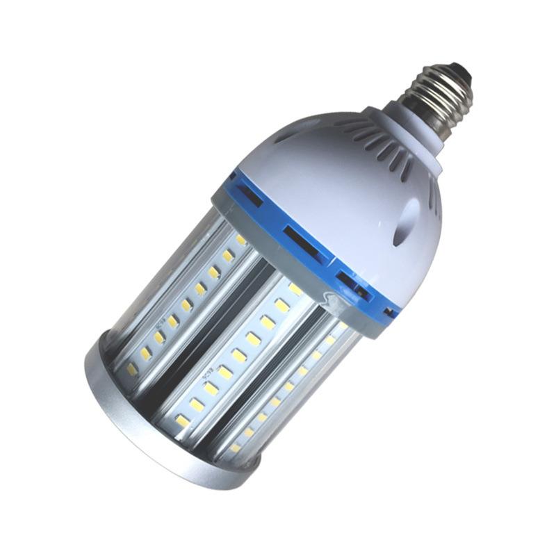 厂家直销led大功率玉米灯24W 360度透明罩led玉米灯泡3年质保