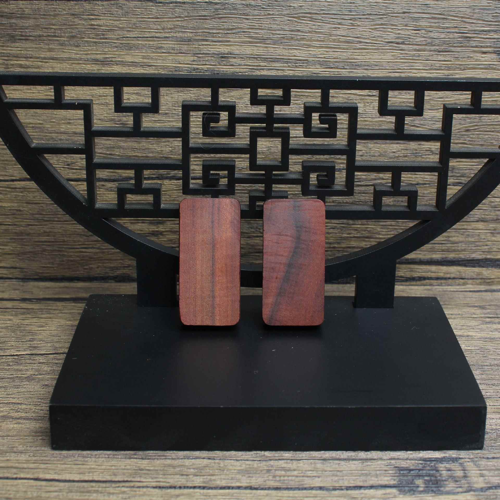 雷击枣木素面无事牌挂件吊坠道家法器随身配饰老料深色精雕手工