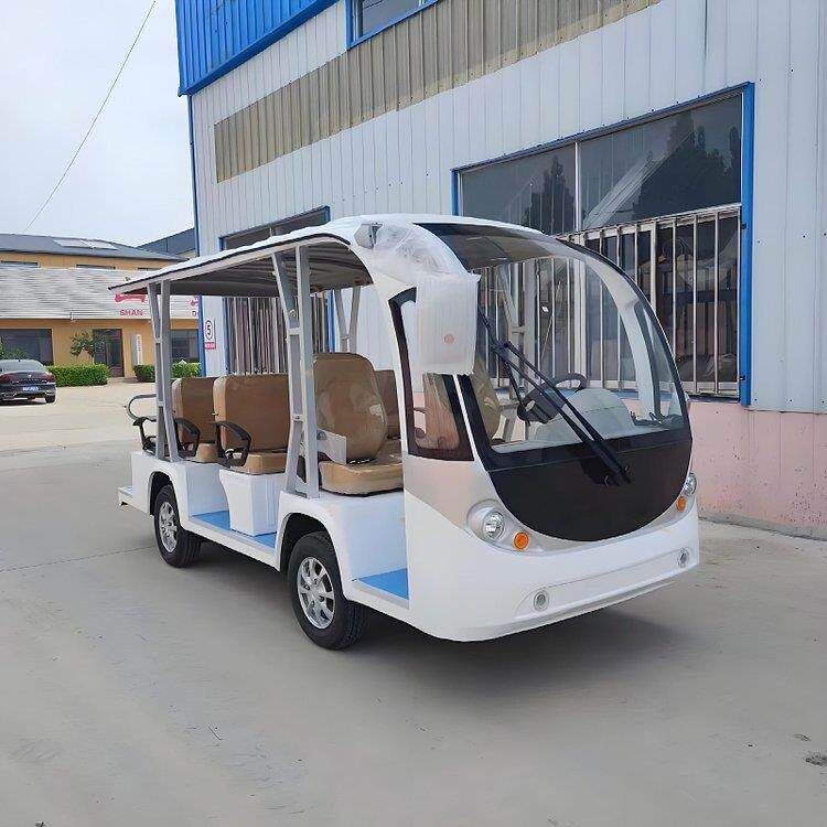 厂家供应新能源景区旅游观光车楼盘电动看房车售楼处酒店摆渡车