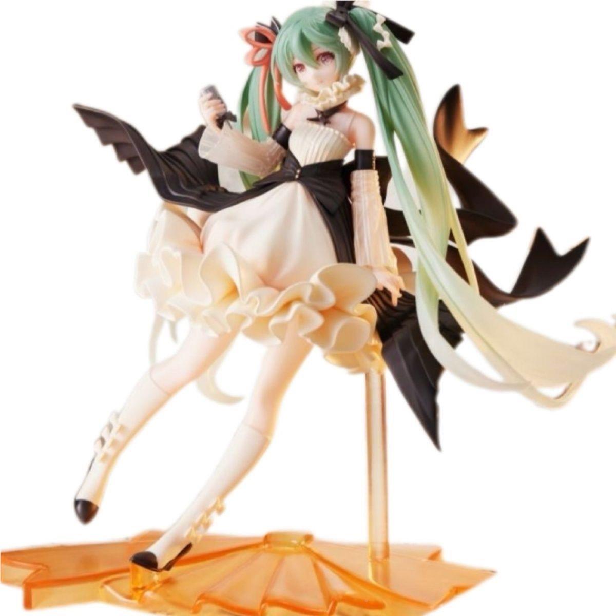 艺术家初音未面来手办唱景家品动漫二次元美少见描述歌女桌模型摆