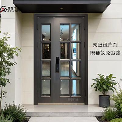 景泰甲级防盗门玻璃门进户门阳台门高入户门楼道门别墅门庭院门