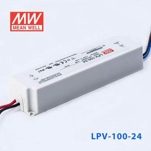 明纬LPV-100-5V/12V/15V/24V/36V/48V开关电源100W驱动LED照明
