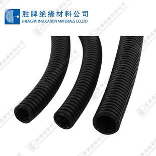 PE塑料波纹管穿线软管PP阻燃塑料软管黑色软管电线电缆护套可开口