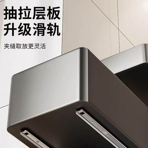 夹缝置物架厨房门后冰箱侧面极窄缝抽拉篮缝隙收纳柜卫生间小推车