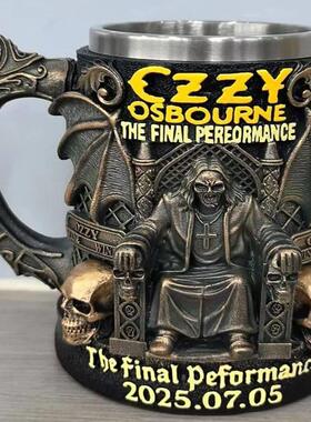 Ozzy Osbourne The Final Performance 3D Mug Stainless Steel S