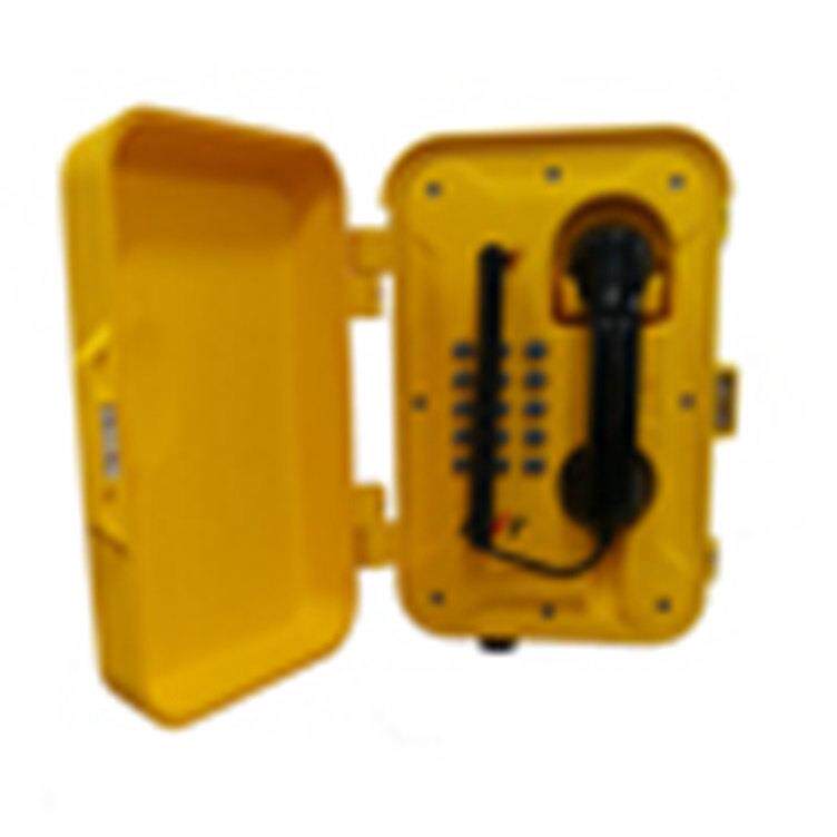 隧道管廊矿山应急广播对讲电话机防水防尘工业电话IP扩音电话机