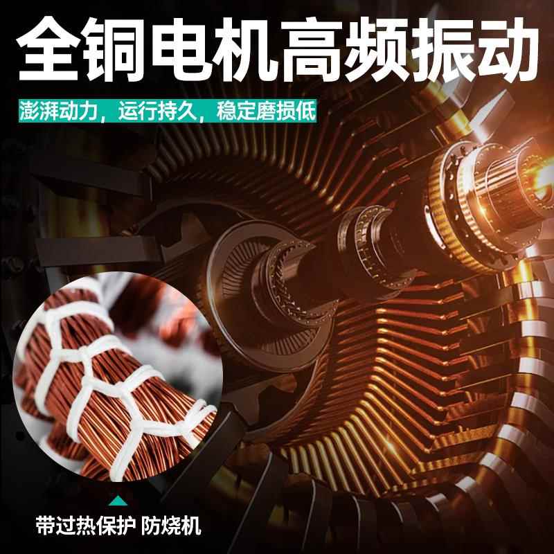 筛下料振动器工业混凝土震动电机马达单三相高频平板小型农用380v