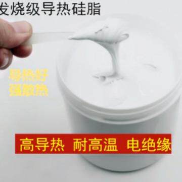 导热硅脂LED电脑CPU电器导热散热膏胶白色瓶装导热硅脂膏TG-1000