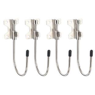 Hooks Wall Retro Storage Door Mounted Hangers 4Pcs