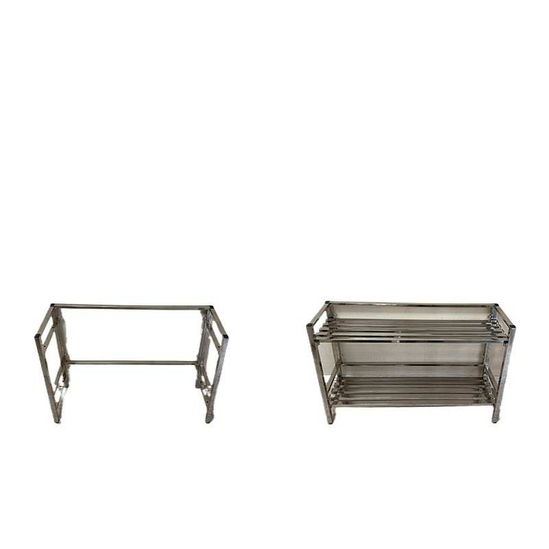 #304不锈钢移动花架带轮置物架阳台多层落地式室外多肉铁艺收纳架