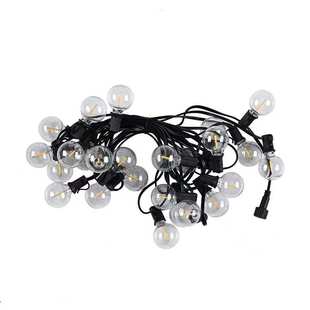 G40球泡ST38灯串户外防水LED塑胶庭院露营彩灯串婚庆节日批发