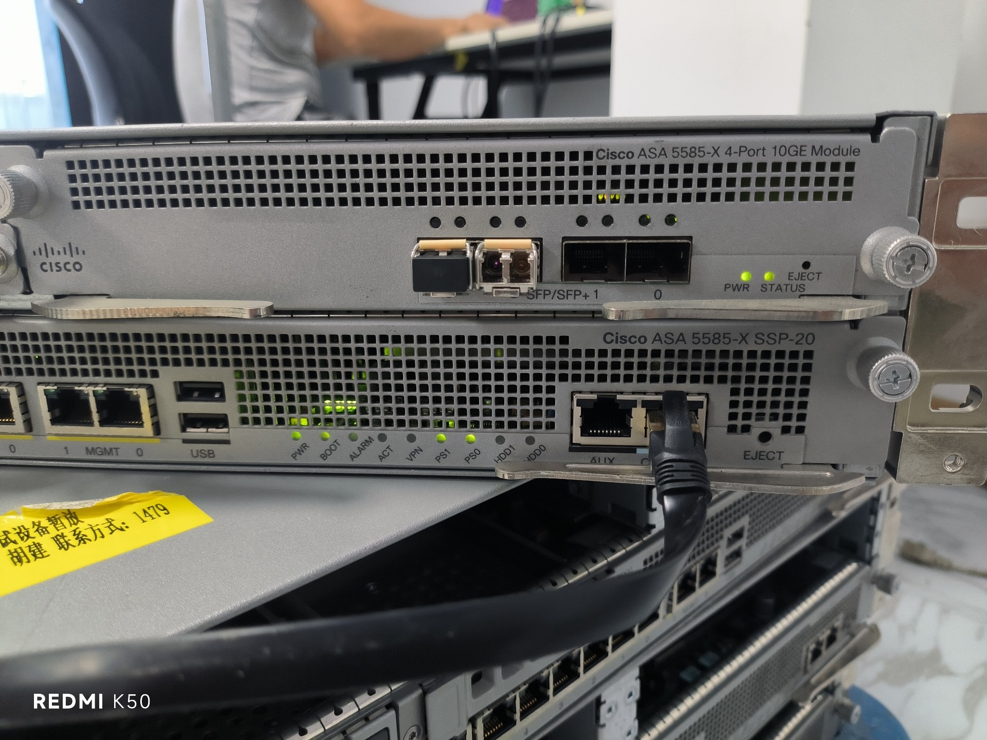 思科ASA5585-NM-4-10GE 原装拆防火墙4口万兆