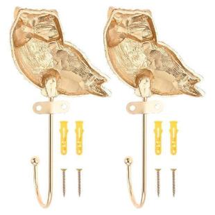 Shaped Decorative Wall 2pcs Rack Owl Hooks Hangers Vintage