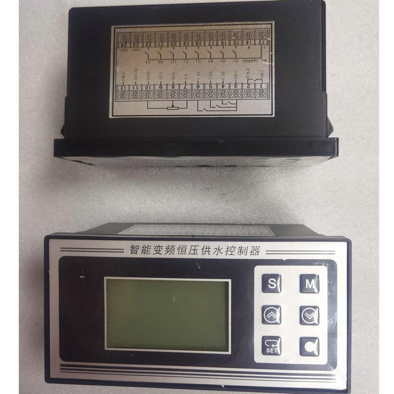 智能恒压供水控制器4--20MA一拖四泵休眠巡检液晶电源变压器节能