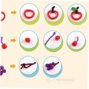 100PCS ChenIlle SteMS DIY MaterIalS PIPe Cleaner ChIlDren