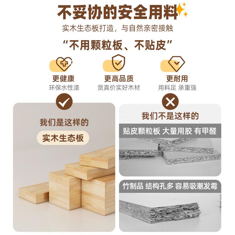 实木芯床边桌可移动升降电脑桌家用简约小桌子卧室书桌小型办公桌