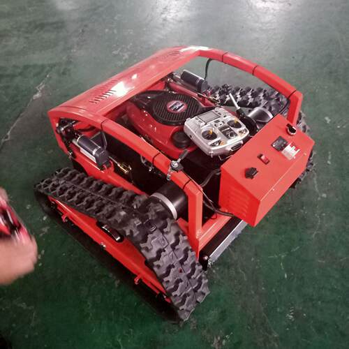 小型智能遥控履带割草机 果园杂草碎草机 农用绿化带除草割草机