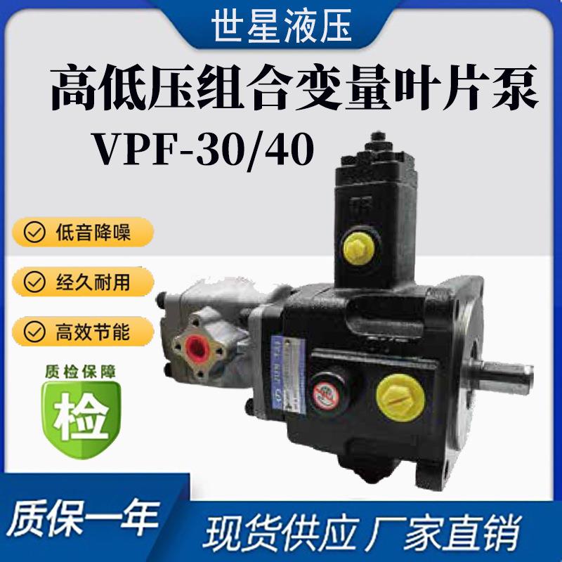 变量叶片泵配齿轮泵高低压组合油泵VP30/40+S/PA VP2-30/40+GPY