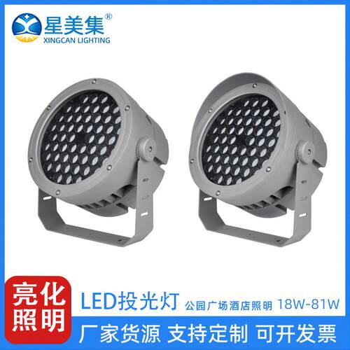 射树灯投光灯LED户外园林草坪灯DMX512 18W 24W 36W 48W 72W 81W