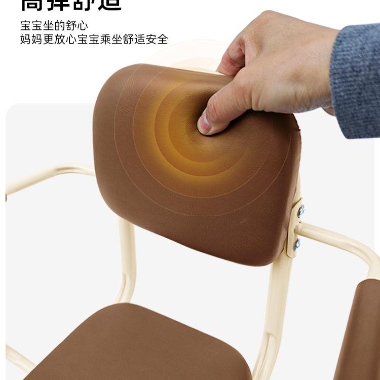 自行车儿童座椅后座椅大童坐椅后置山地车折叠单车小孩后坐架