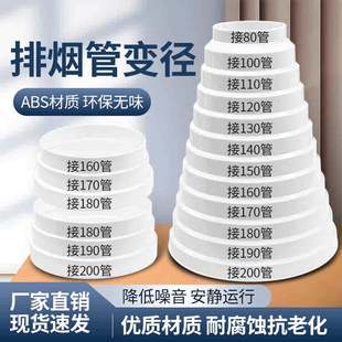 抽油烟机器排烟管止变接头径转换排风管大小阀烟道管变厨房径圈逆