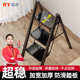 梯子多功能家用登高折叠梯防滑伸缩人字梯加厚加粗四步便携阁楼梯