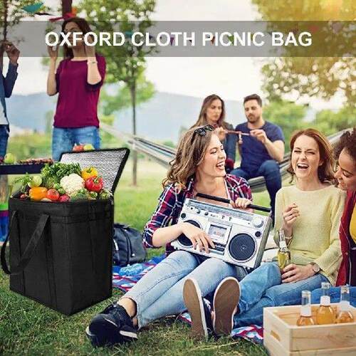 Picnic Bag Large Capacity Storage Bag Portable Food Thermal