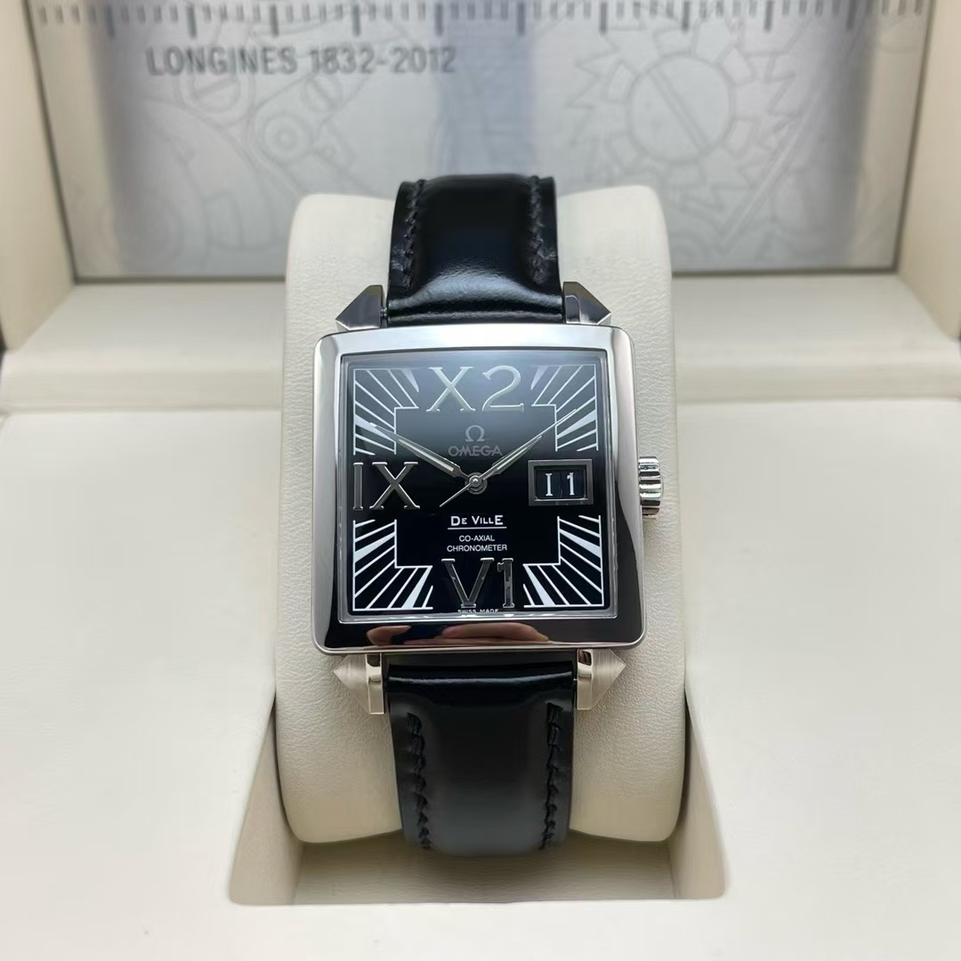 公价39900】98新欧米茄碟飞7813.50.31自动机械男士手表35mm正品