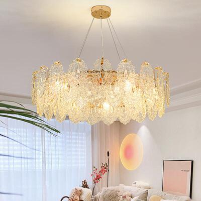 家吊用璃灯法式卧室金属玻玻璃吸吊C9112灯具后现代简约设计师顶