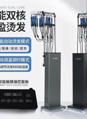发廊智能恒温双孔数码陶瓷烫发机器头发烫卷机器艾文巴菲热烫机器