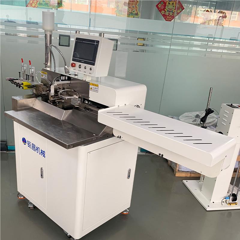 厂家锡供应全自动JC-CT100裁沾线打端锡机剥皮裁线浸机一体并双线