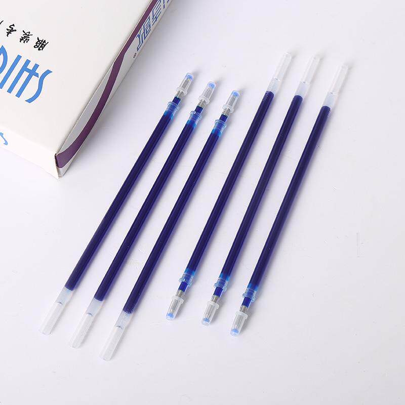 诗歌水消笔布用刺绣画点描天蓝色水溶笔芯褪色记号裁剪手工水洗笔