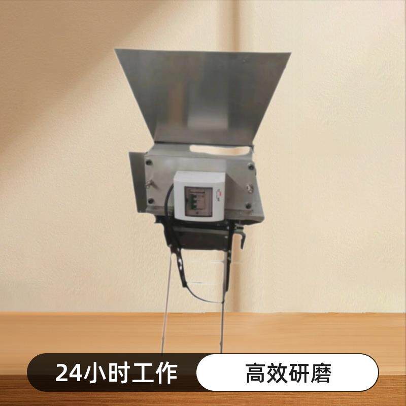 新品推荐电动对辊碳钢直纹商用研磨机咖啡豆破碎器小麦粉碎机