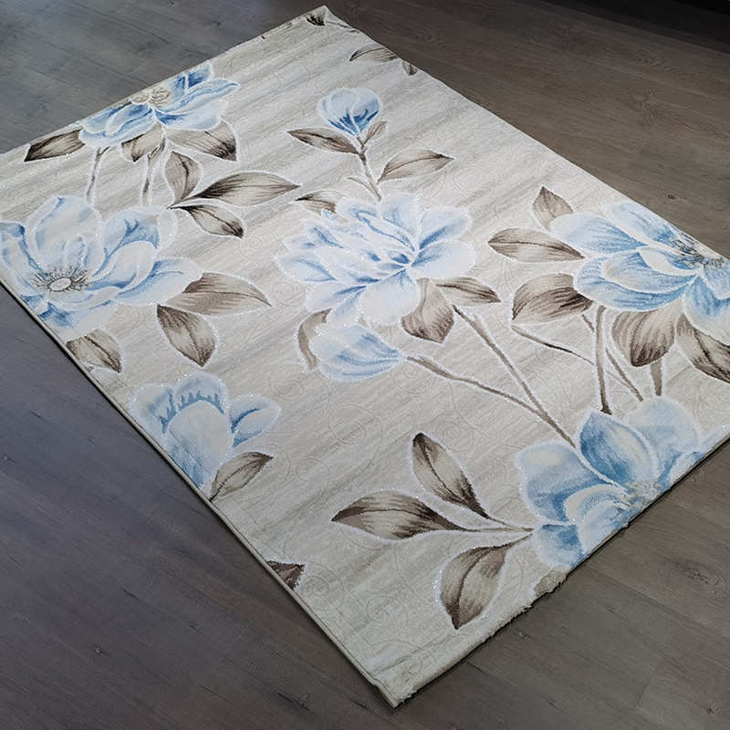 新中式簇绒地毯 花卉图案卧室垫直供 厂家批发客厅书房茶几沙发垫