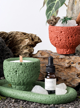 蜡烛杯蜡烛容器空杯香薰蜡烛杯浪漫香氛伴手礼物厂家直销创意水泥