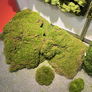 仿真造苔藓块植毛石皮头景装饰仿假青苔草草坪DLLZ植绒摆件软装真