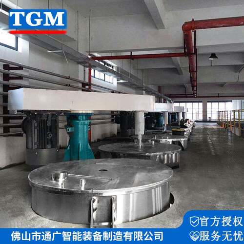 厂家供应90kw-160kw平台分散机化工乳胶漆涂料成套成型分散设备