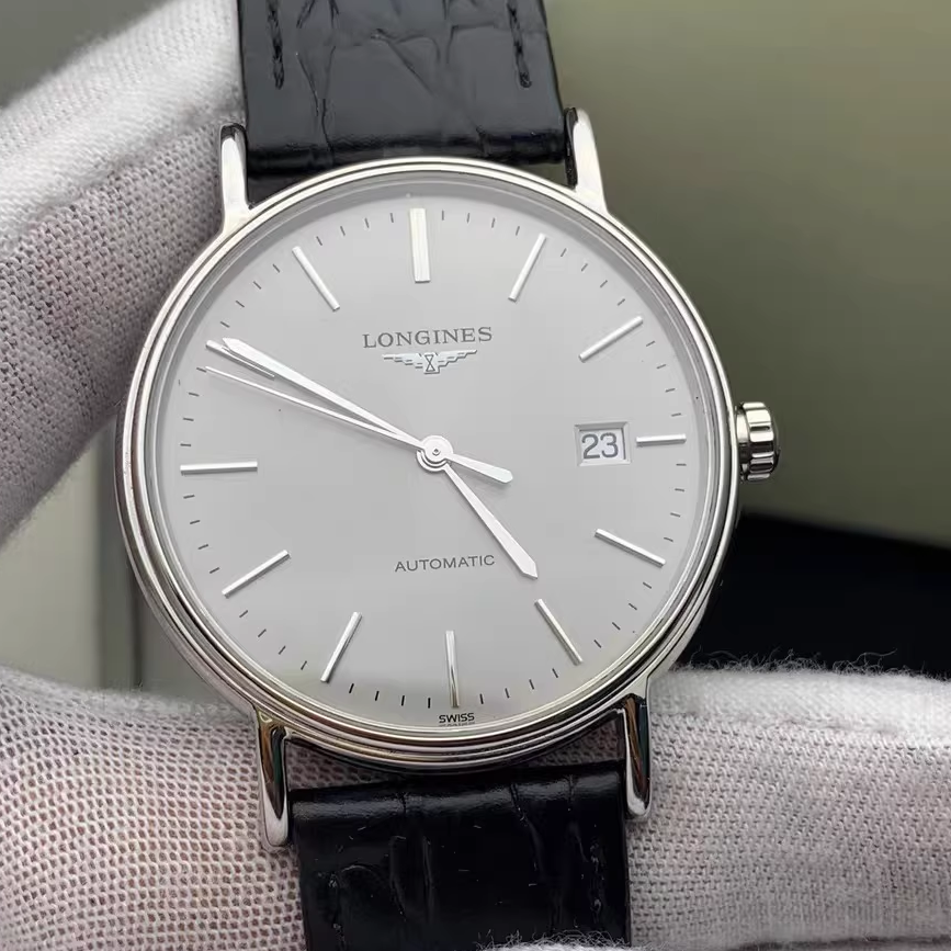 新款98新 浪琴瑰丽L4.921.4.72.2钢皮带自动机械腕表男表38.5MM