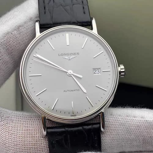 新款98新 浪琴瑰丽L4.921.4.72.2钢皮带自动机械腕表男表38.5MM