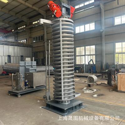 水冷式振动提升机 循环水冷水转换降温输送系统 全封闭防扬尘
