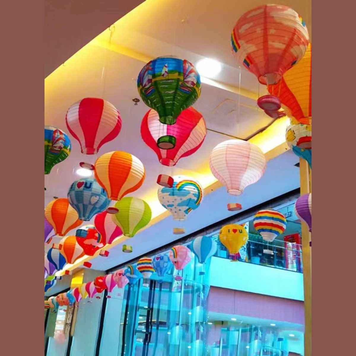 幼儿园教室场景布置热气球装饰超市空中吊饰店铺天花板吊顶挂饰,节庆用品/礼品,吊顶纱幔,淘宝优惠券,粉丝福利购,淘宝优惠卷