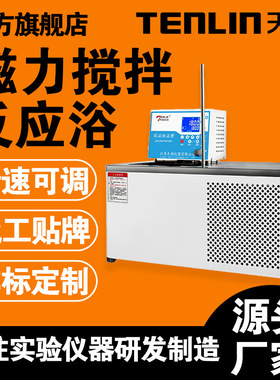 天翎仪器工厂卧式恒温搅拌槽DCW-0506L实验室磁力搅拌水浴油浴槽