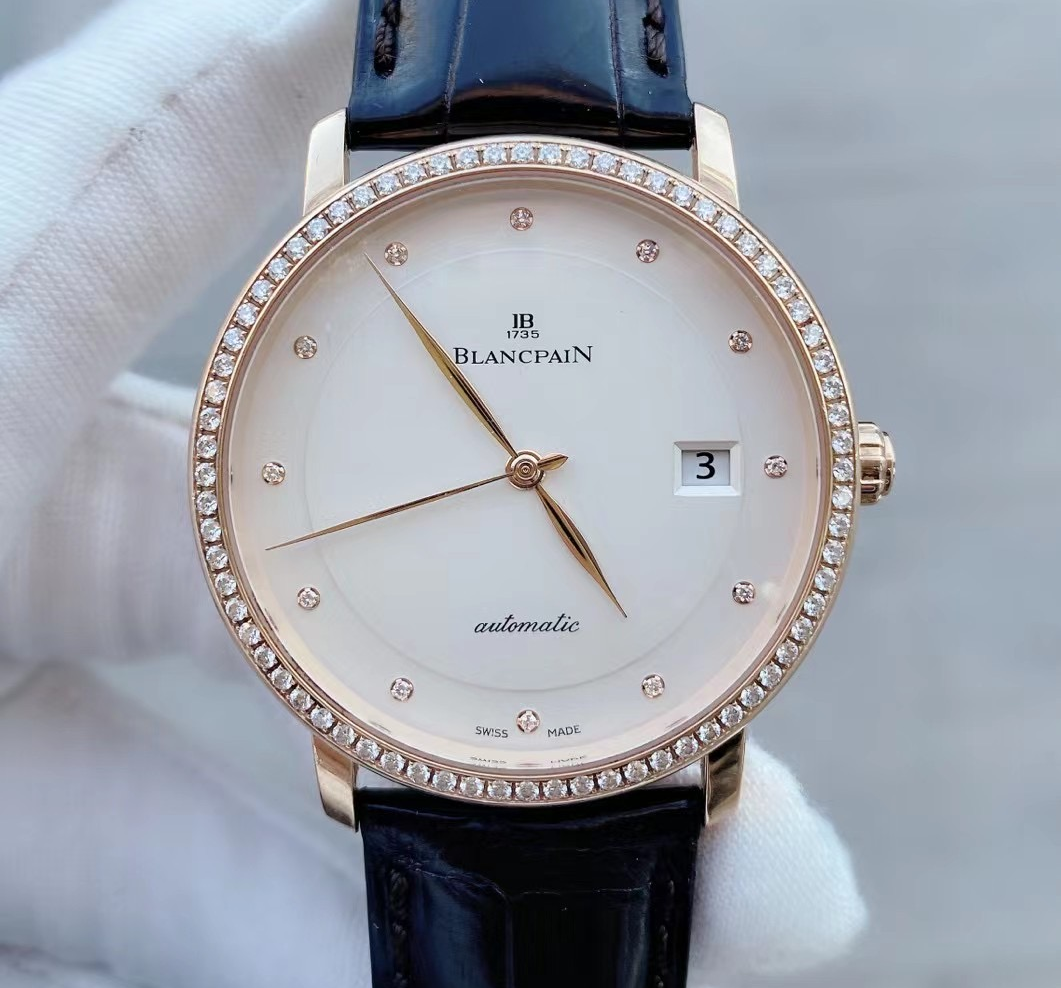 98新37.6mm18k红金宝珀经典系列6223-2987-55B自动机械男表原钻