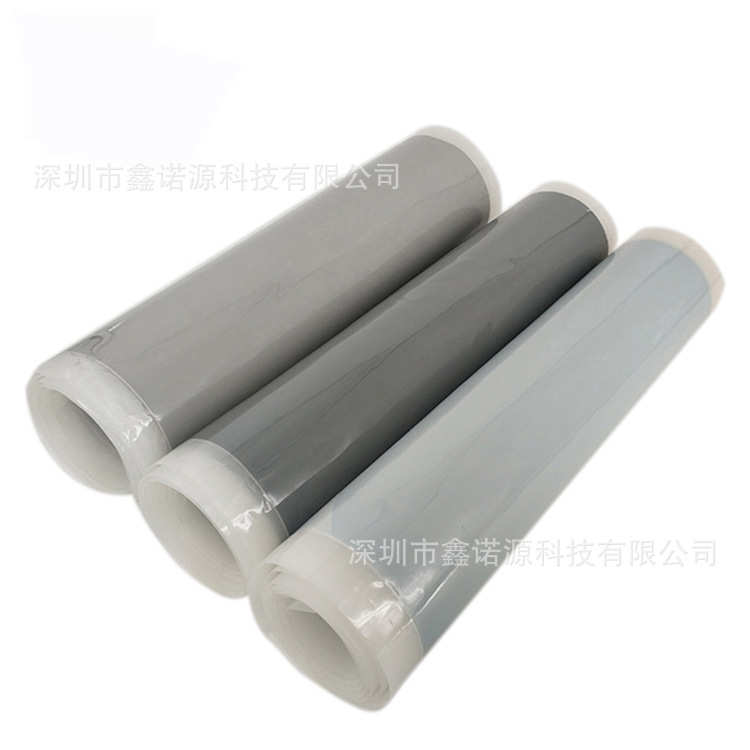 现货供应导热硅胶卷材 LED散热绝缘垫片 矽胶片 CPU高导热胶垫