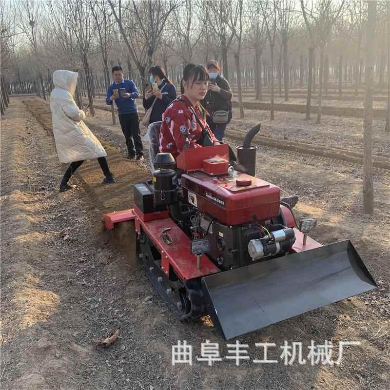 履带式小微机田园管耕理机果大棚开沟起隆园培土机型家用EBB打田